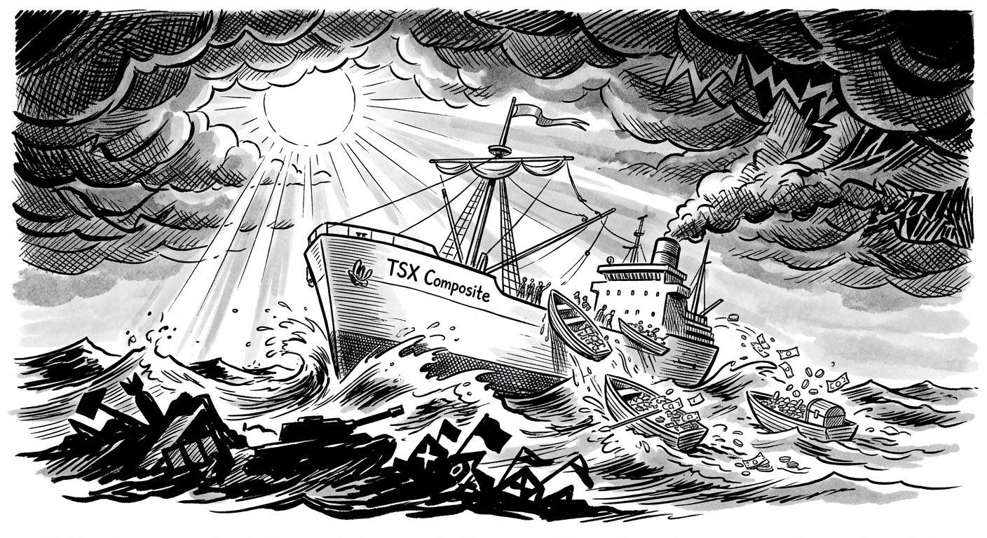 Canadian Markets Show Resilience: TSX Composite Navigates March Decline Amid Geopolitical Uncertainty