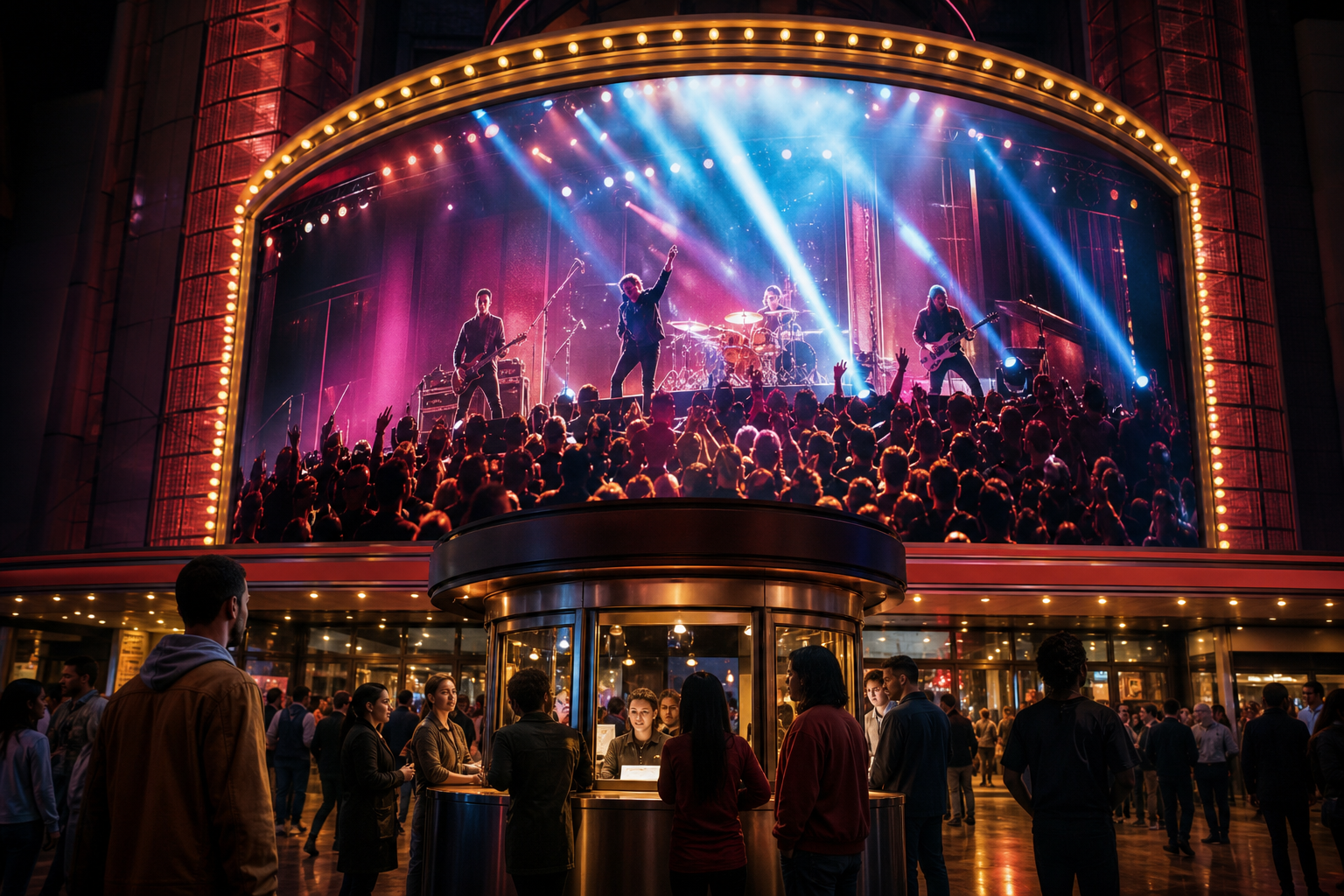 AMC Entertainment Expands Offerings with Live Concert Screenings